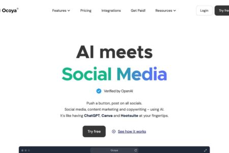 Ocoya: Transform your social media with AI