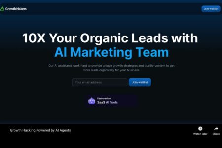 GrowthMakers: AI-powered marketing for organic leads