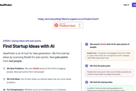IdeaPicker: Unleash 25,000+ startup ideas with real pain points