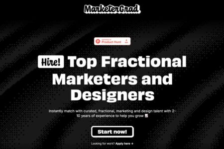 MarketerGrand: Access top fractional marketing & design talent