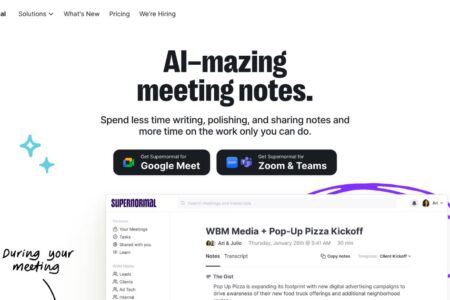 Supernormal: Meeting notes with AI