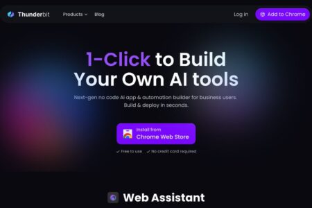 Thunderbit: Next-gen AI tools for your business success