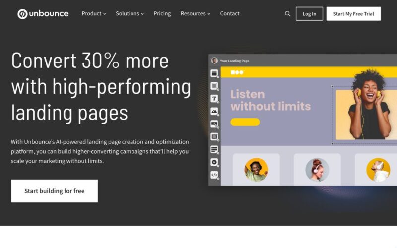 Unbounce: High-converting landing pages
